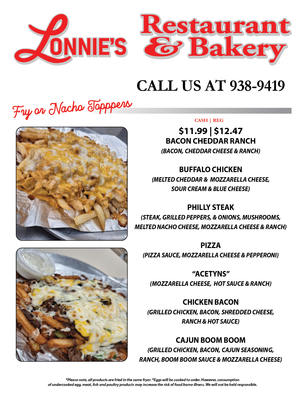 Lonnie's Fry & Nacho Toppers